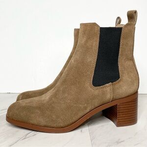Steve Madden Rhiannon Cognac Suede Chelsea Bootie 8M
